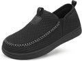 On Walking Shoes Breathable Knit Upper, Non-slip Rubber Outsole, Lightweight Comfort Ideal for Work Travel & Daily Wear